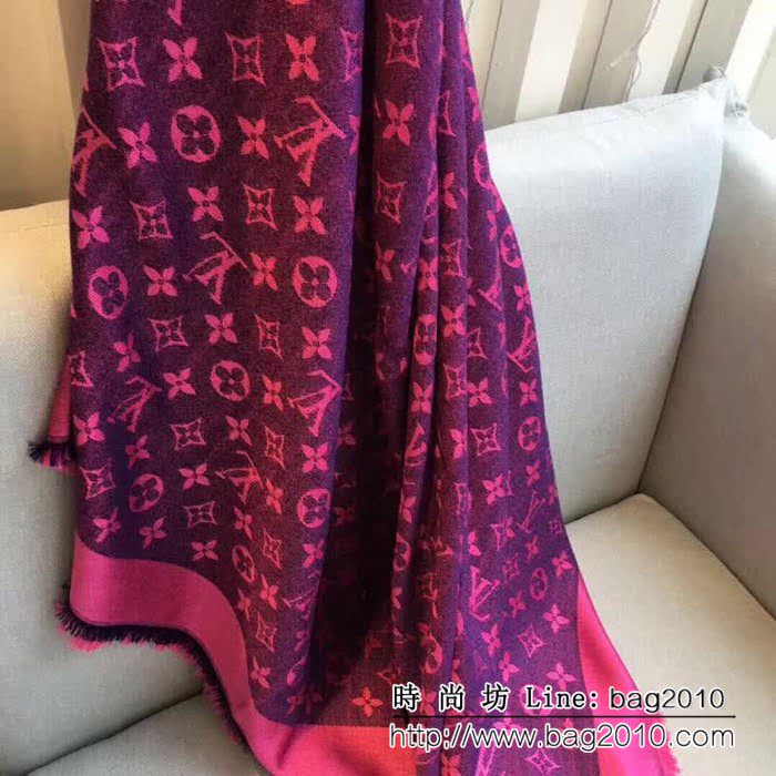 路易威登LV最經典款Louis Vuitton 暗紋提花圍巾 LLWJ6113